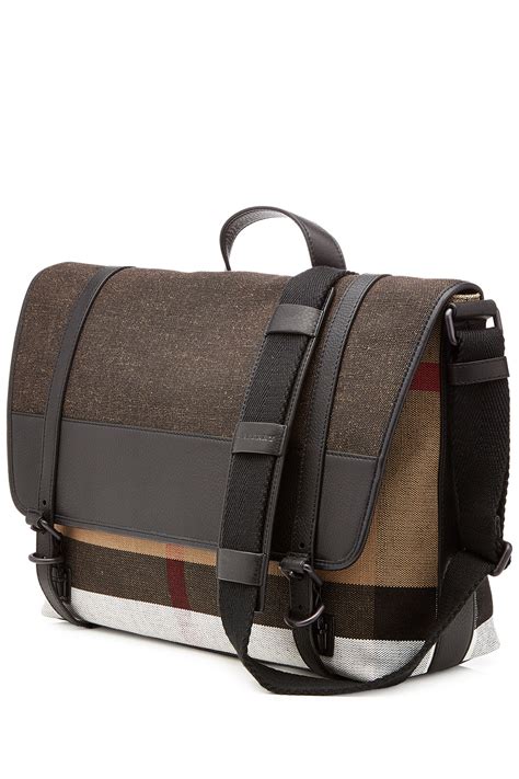 burberry briefcase for men|burberry messenger bag men's.